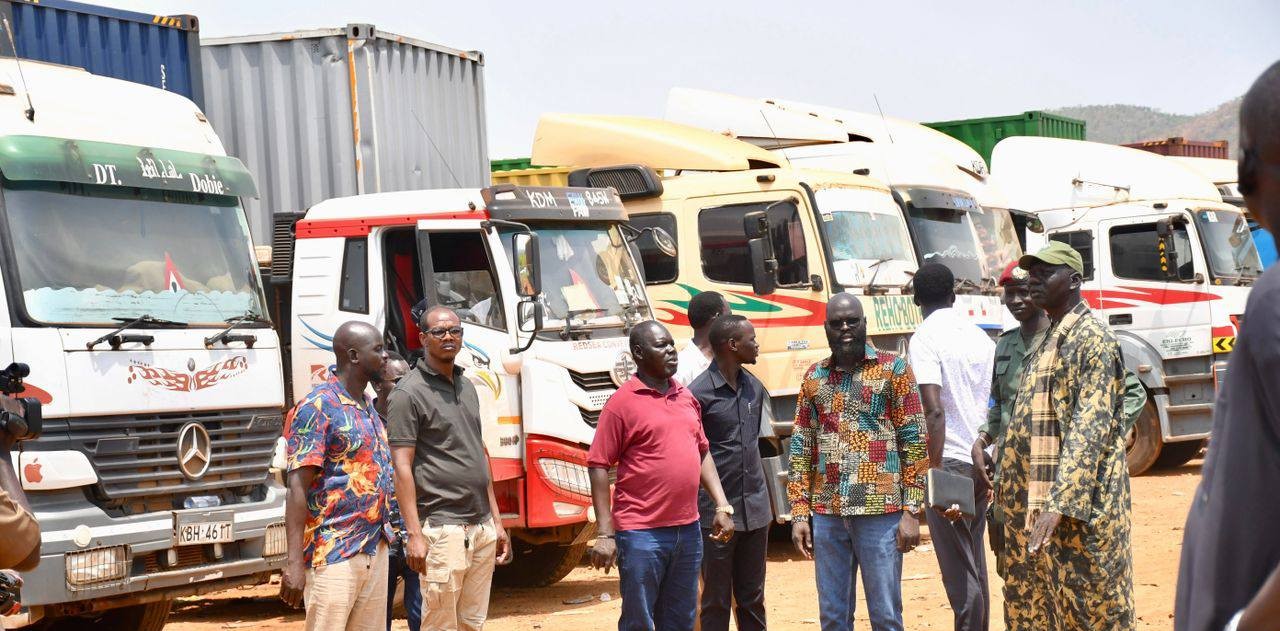 South Sudan clears stranded trucks at Nimule border, supplies expected in Juba