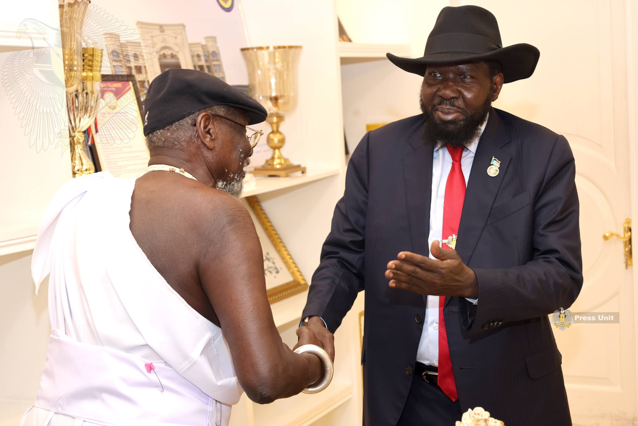 Kiir meets Collo King, calls for national unity ahead of elections