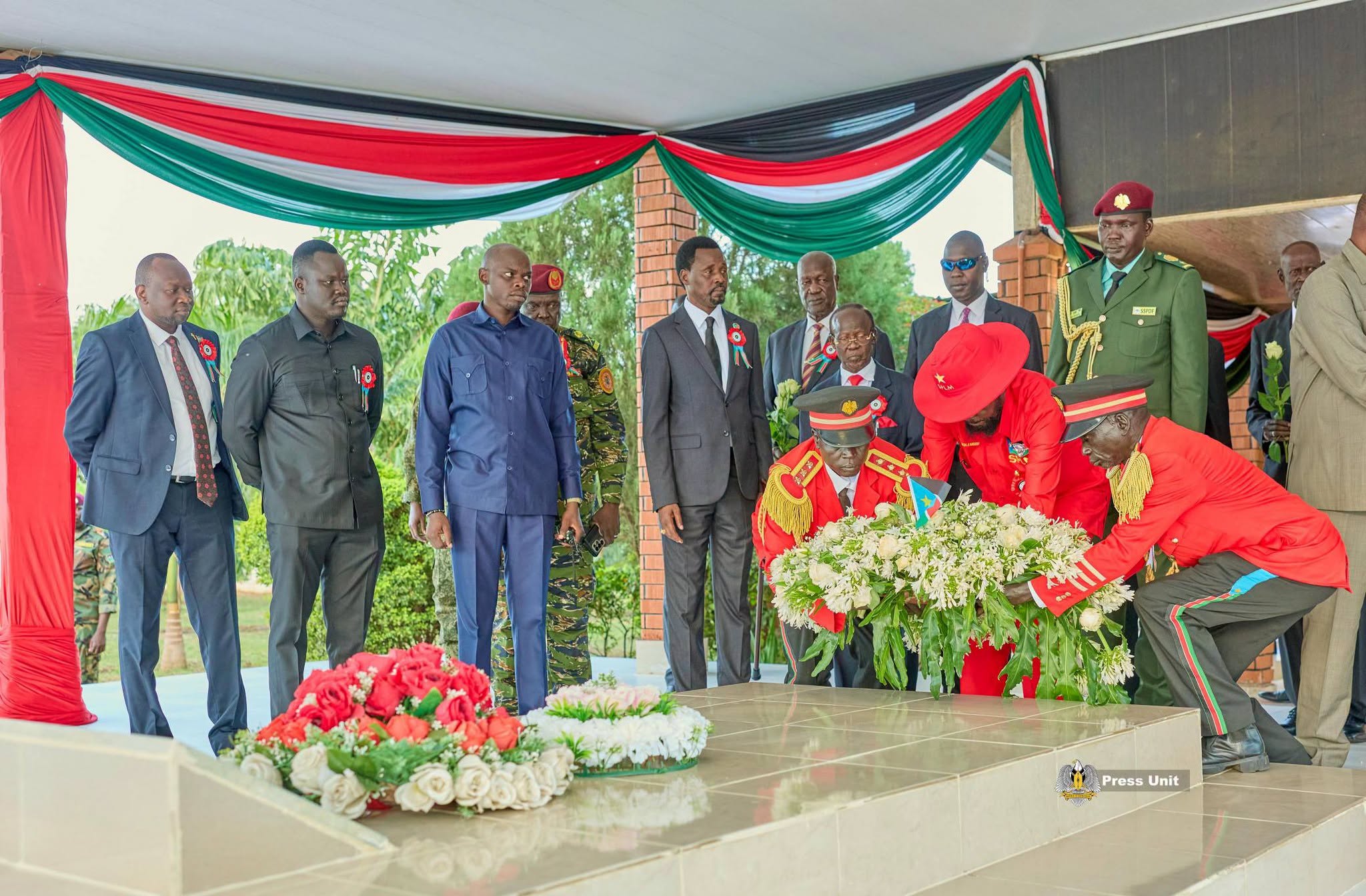 Nation honours John Garang and South Sudan’s Martyrs