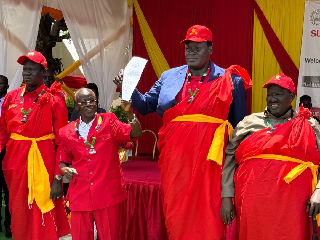 Gen. Olony’s Agwelek-Kitgwang group joins SPLM in Juba