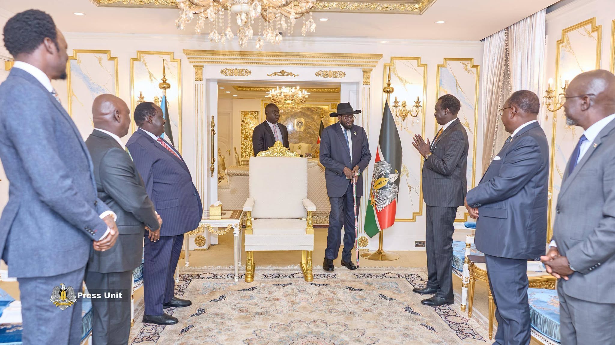 Kiir meets some political leaders ahead of inter party dialogue